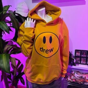 DREW House Yellow Logo Pullover